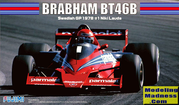 Tameo - TMK231 Brabham BT-46/b Alfa Romeo - 1978 - White Metal Car Kit - Scale 1:43, Made in Italy