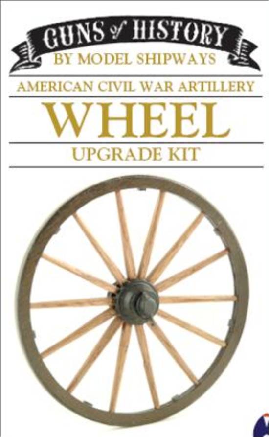 Guns of History CANNON WOODEN WHEEL SET 1:16 SCALE