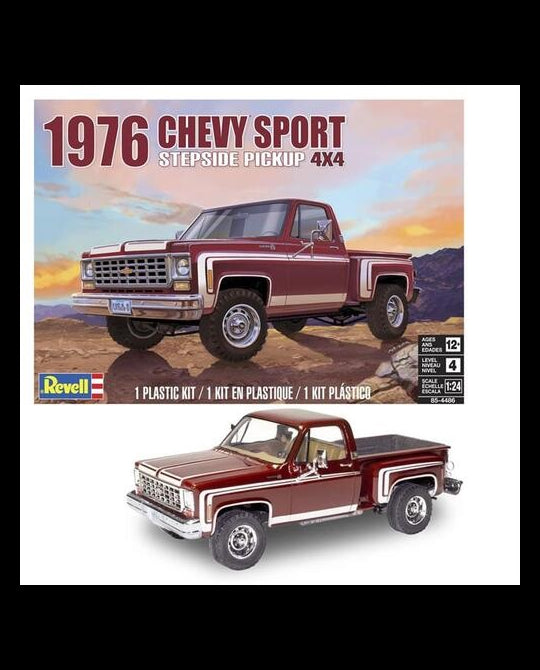 Revell - 1:24 76 Chevy Sports Stepside Pickup