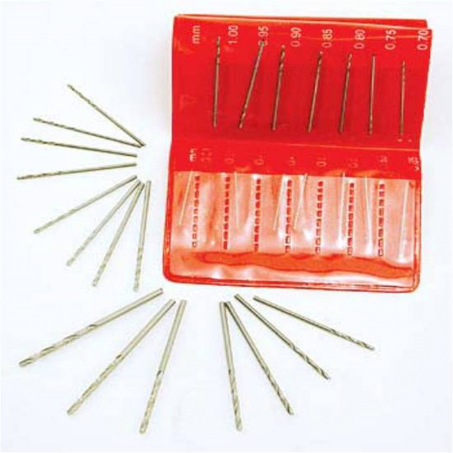15-Pc. Metric Drill Set O.3mm to 1.0mm