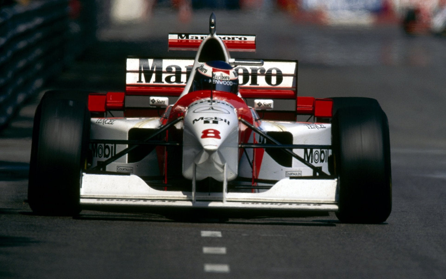 Tameo - TMK194 McLaren MP4/10 Mercedes - 1995 - White Metal Car Kit - Scale 1:43, Made in Italy