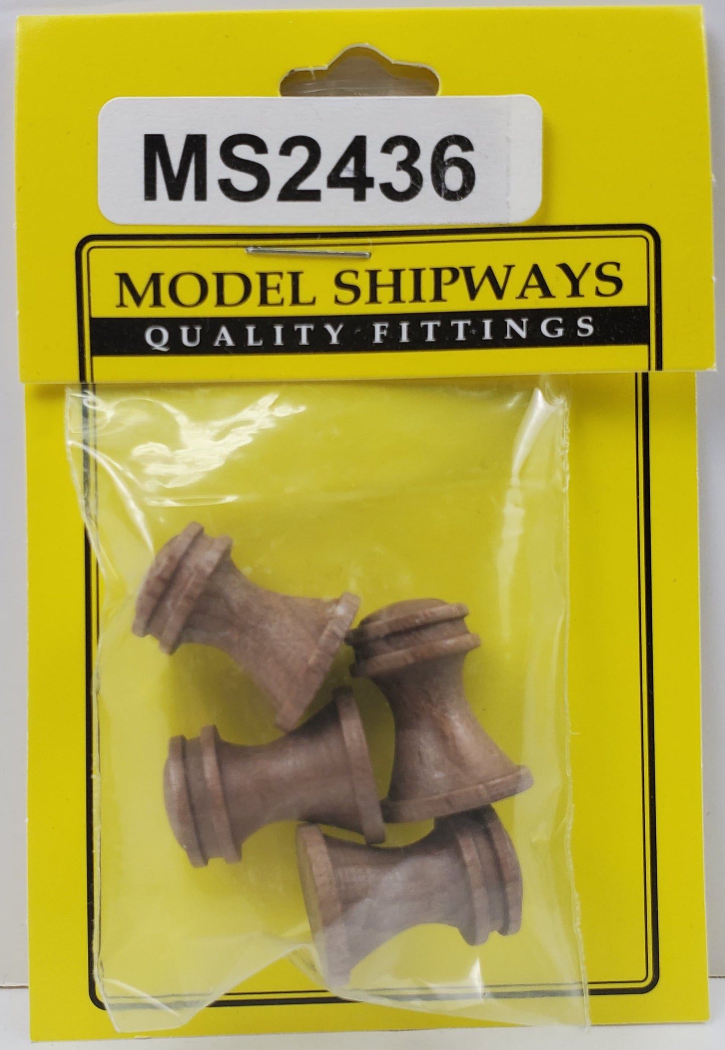 Model Expo - 5/16" (20mm) Walnut Capstan 4 pcs
