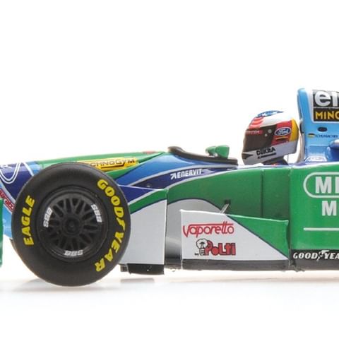 Tameo - TMK191 Benetton B-194 Ford - 1994 - White Metal Car Kit - Scale 1:43, Made in Italy