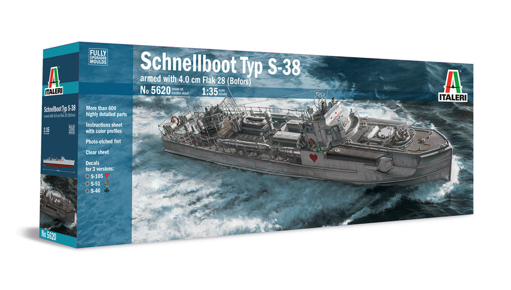 Italeri - 5620s SCHNELLBOOT Typ S-38 1/35 Scale