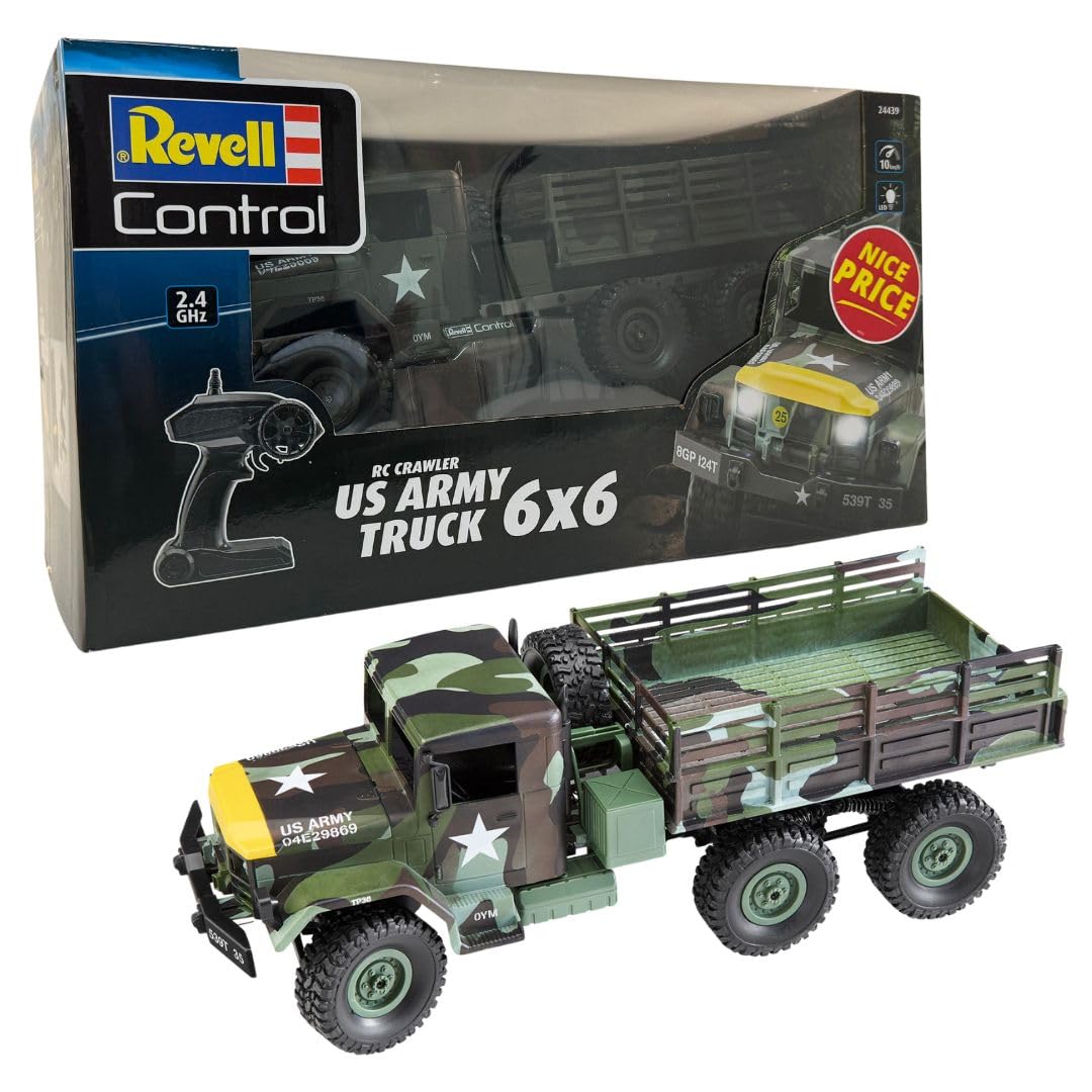 Revell - RC Crawler US Army Truck 6X6 1:16