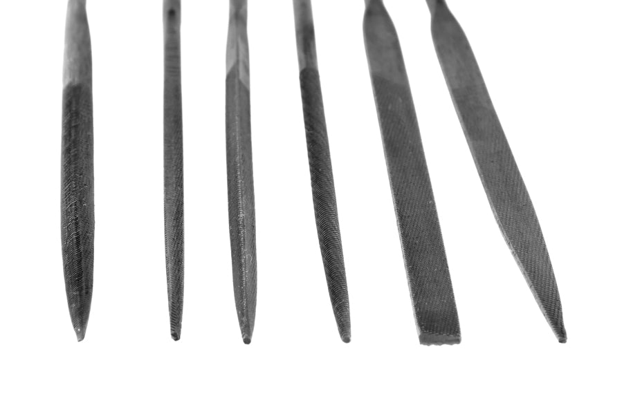 Model Expo - Tools - 6 Pc. Needle File Set - Fine Cut 3 x 140mm