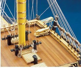 Mantua - Mantua/Panart 746 HMS Victory Bow Section 1:78 Scale Plank-On-Frame Wood Ship Model Kit