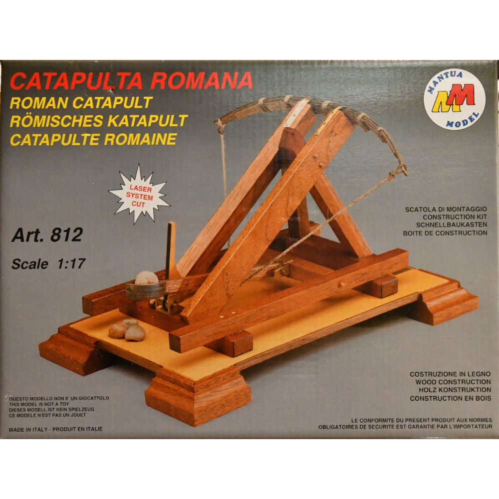 Mantua - 812 Roman Catapult - All Wood & Metal Kit 1:17 Scale Kit