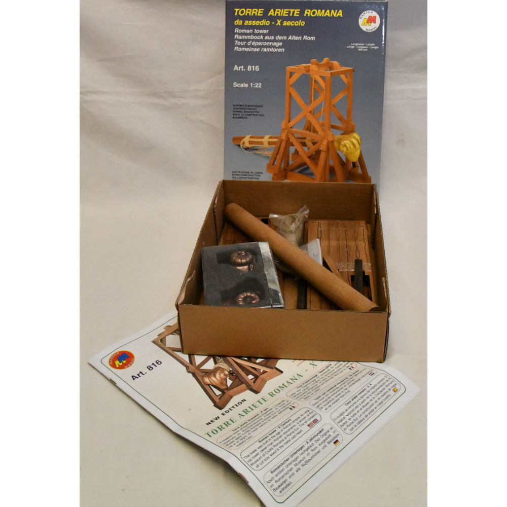 Mantua - 816 Torre Romana - Roman Seige Tower 1:22 Scale