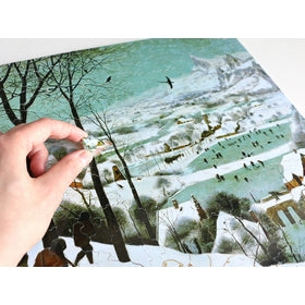 Michele Wilson Puzzles - CHASSEURS DANS LA NEIGE - (650)