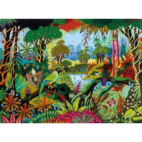 Michele Wilson Puzzles - PERRUCHE ET AMAZONE - (650)