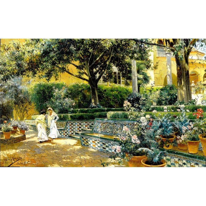 Michele Wilson Puzzles - THE ALCAZAR GARDENS Of SEVILLE - (350)