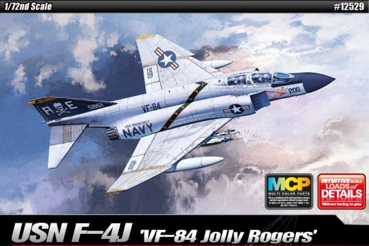 Academy - F-4J Usn Vf84 Jolly Rogers :72