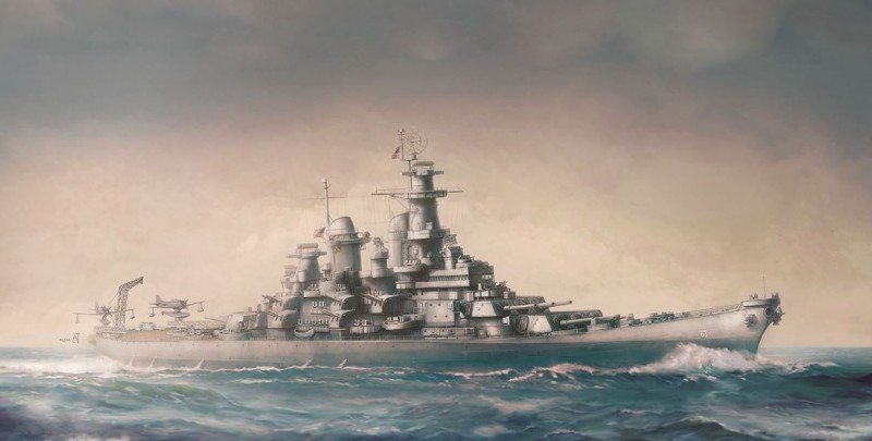 Academy - Uss Missouri Bb-63 Me 1:700