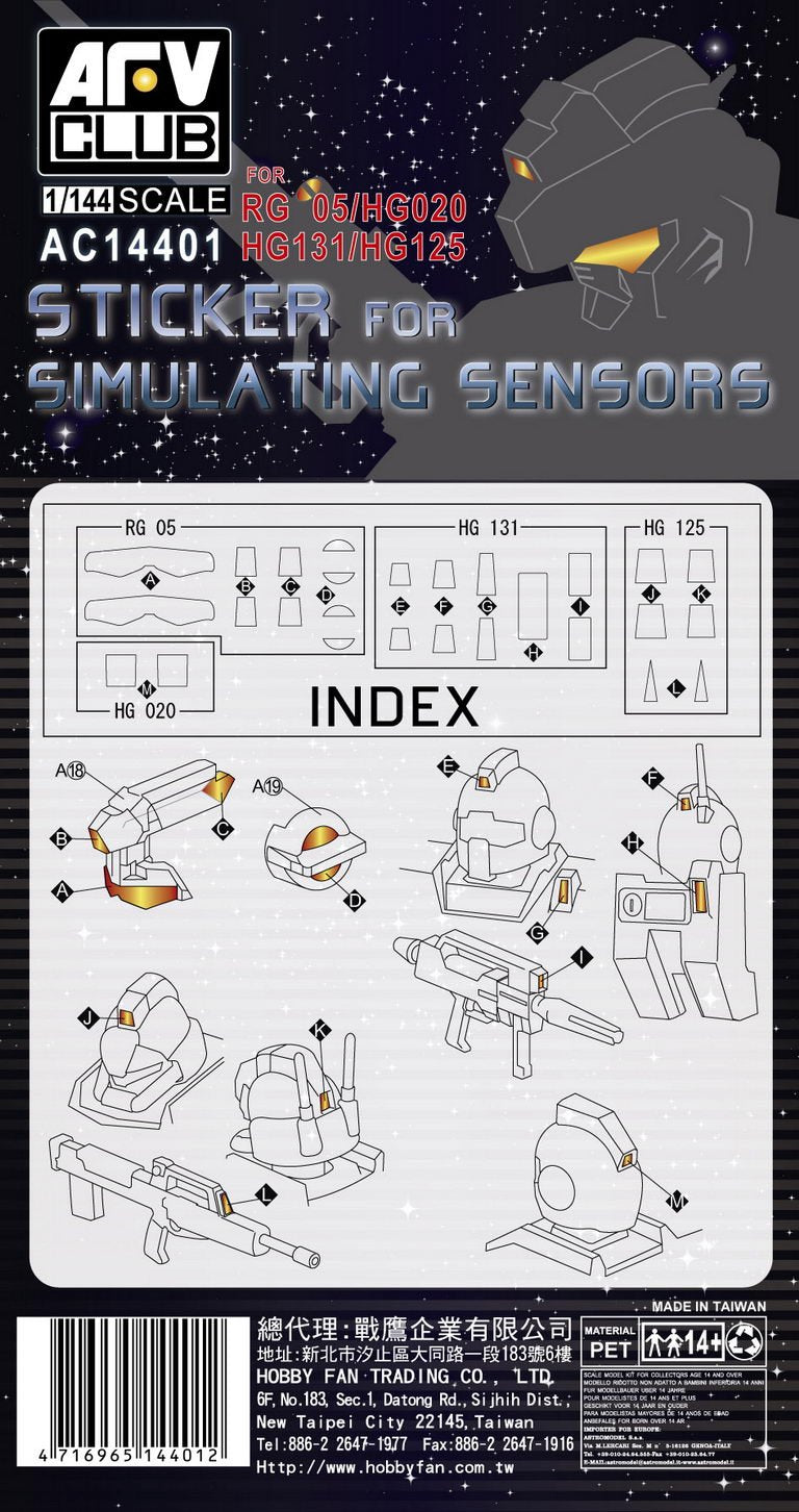 AFV Club - Sticker for Simulating Sensors