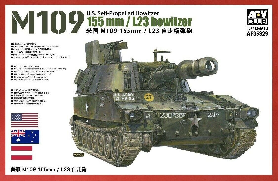 AFV Club - M109 155mm/L23 Howitzer 1:35