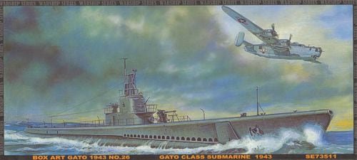 AFV Club - Usn Gato-Class Sub 1:350
