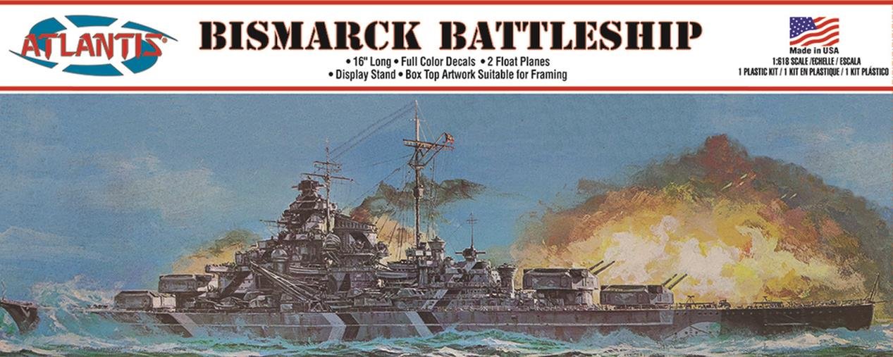 Atlantis - Bismark German Battleship 1:600