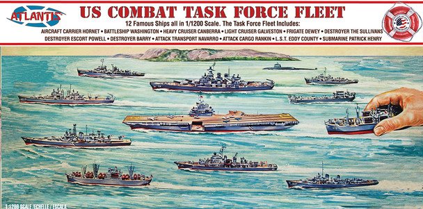 Atlantis - US Navy Task Force 12 Ship Set 1:1200