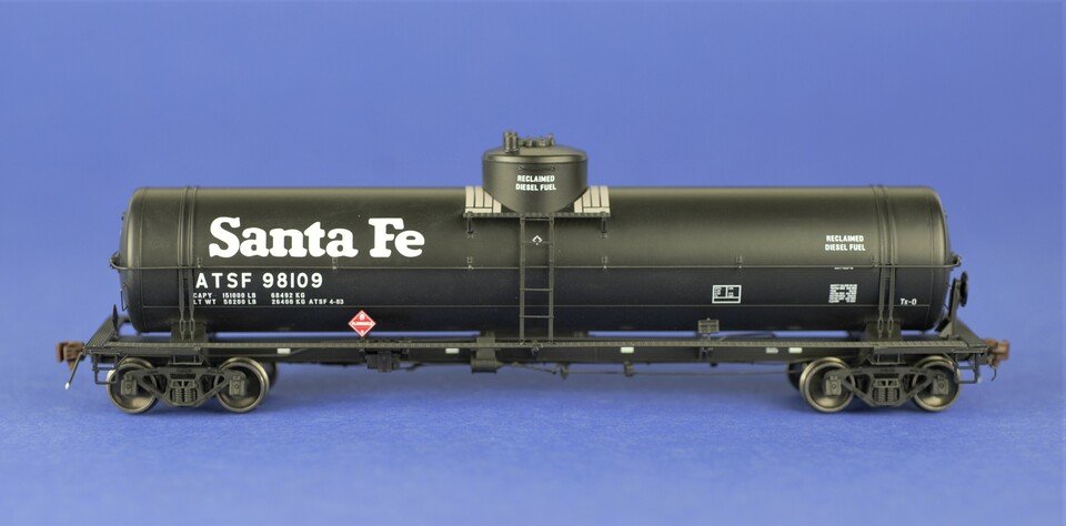 American Limited - HO GATX Tank Car Santa Fe Rdf 98109