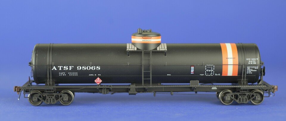American Limited - HO GATX Tank Car ATSF Solvent 98068