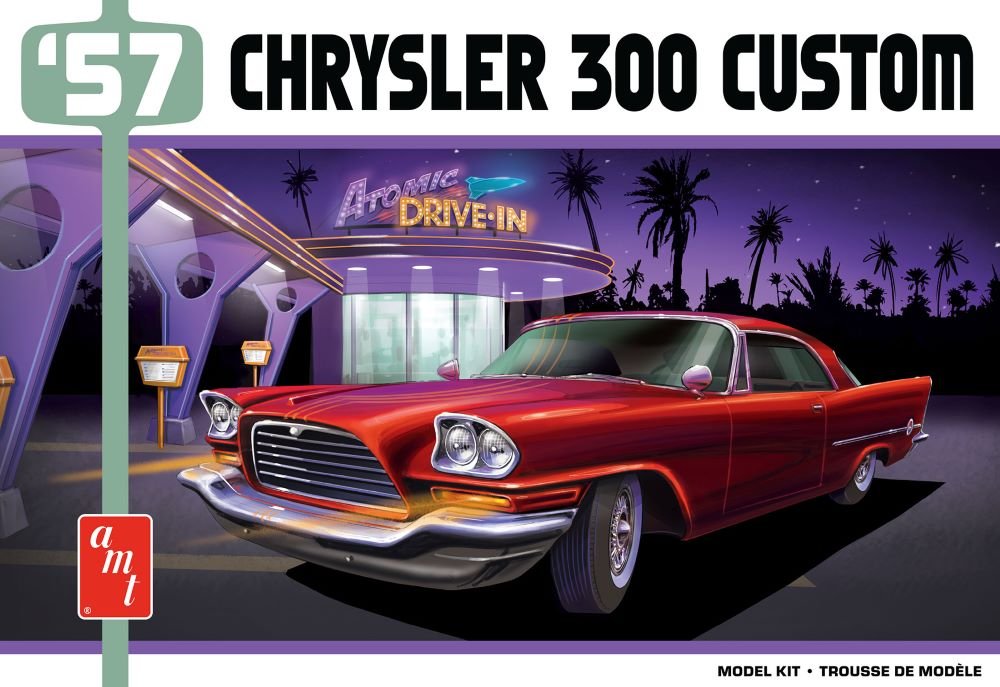 AMT - '57 Chrysler 300 Custom 1:25