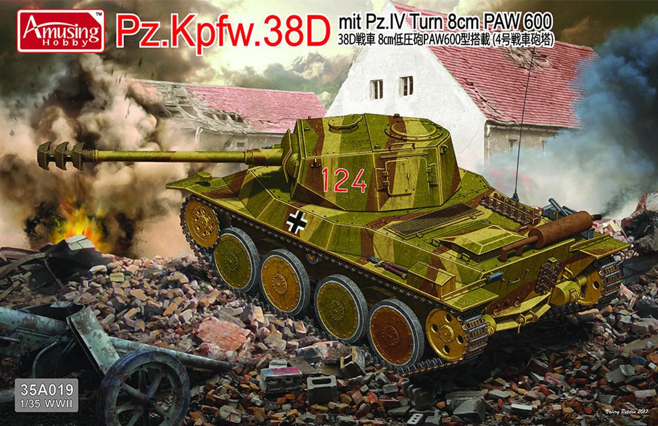 Amusing Hobby - Pz.Kpfw.38D German Tank 1:35