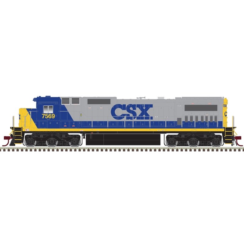 Atlas - Ho Dash 8-40C Diesel CSX 7586 W/Fdl W/sd