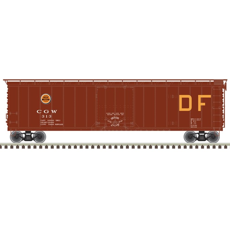 Atlas - Ho 50'PD Boxcar CGW 341