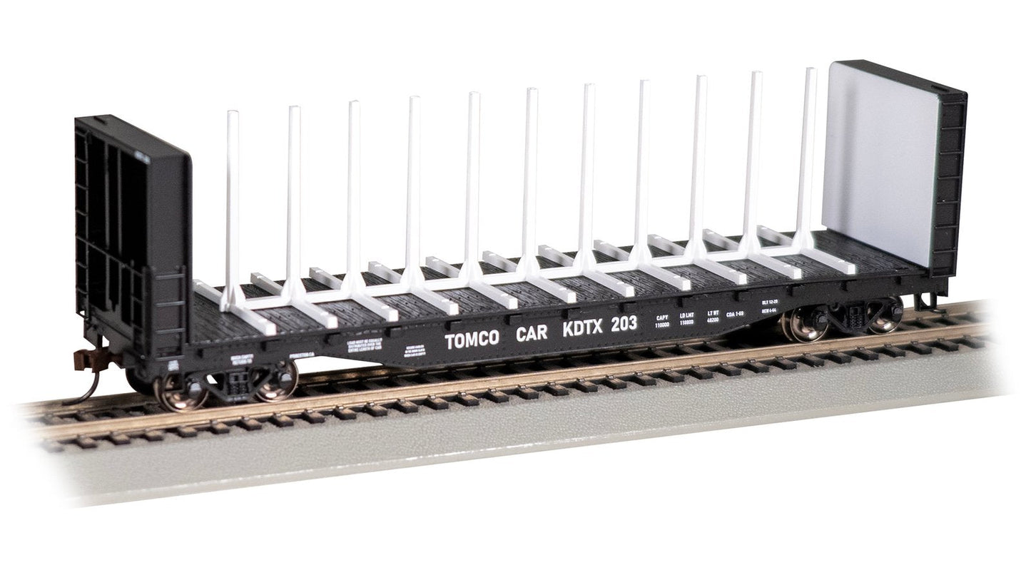 Bachmann - HO 52' Flatcar Tomco Car #203