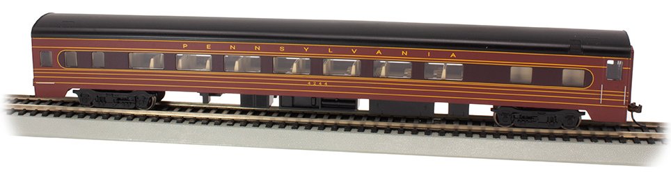 Bachmann - Ho 85'Smooth Side Coach PRR 4244 Lited