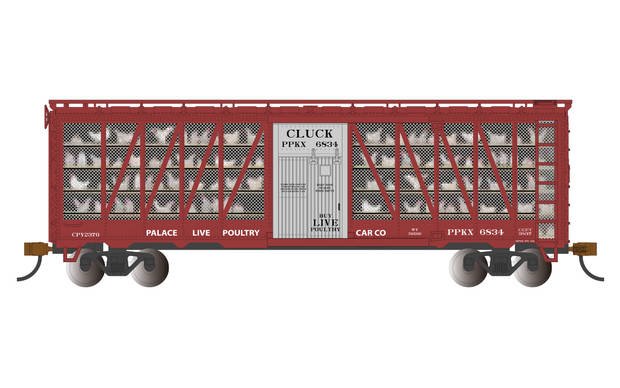 Bachmann - Ho Poultry Transport Car Palace Live