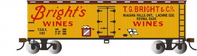Bachmann - Ho 40'Wood-Side Reefer BW