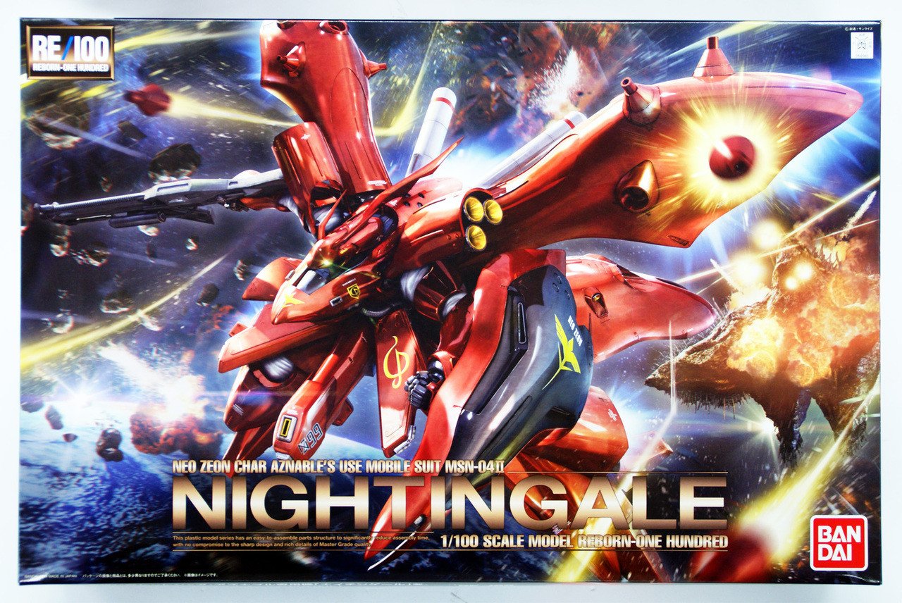 Bandai - 01 Msn-04 II Nightingale RE/100 1:100