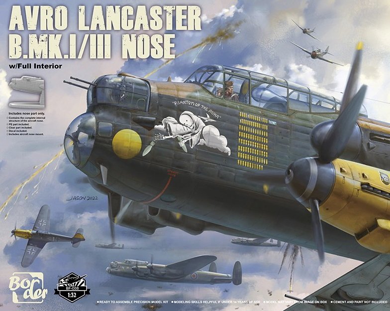 Border Models - AVRO Lancaster B.Mk.1 Nose w/int 1:32