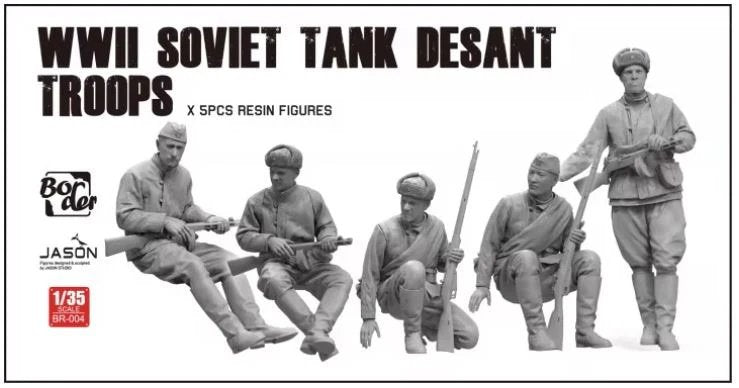 Border Models - WWII Soviet Tank Descant Troops 1:35