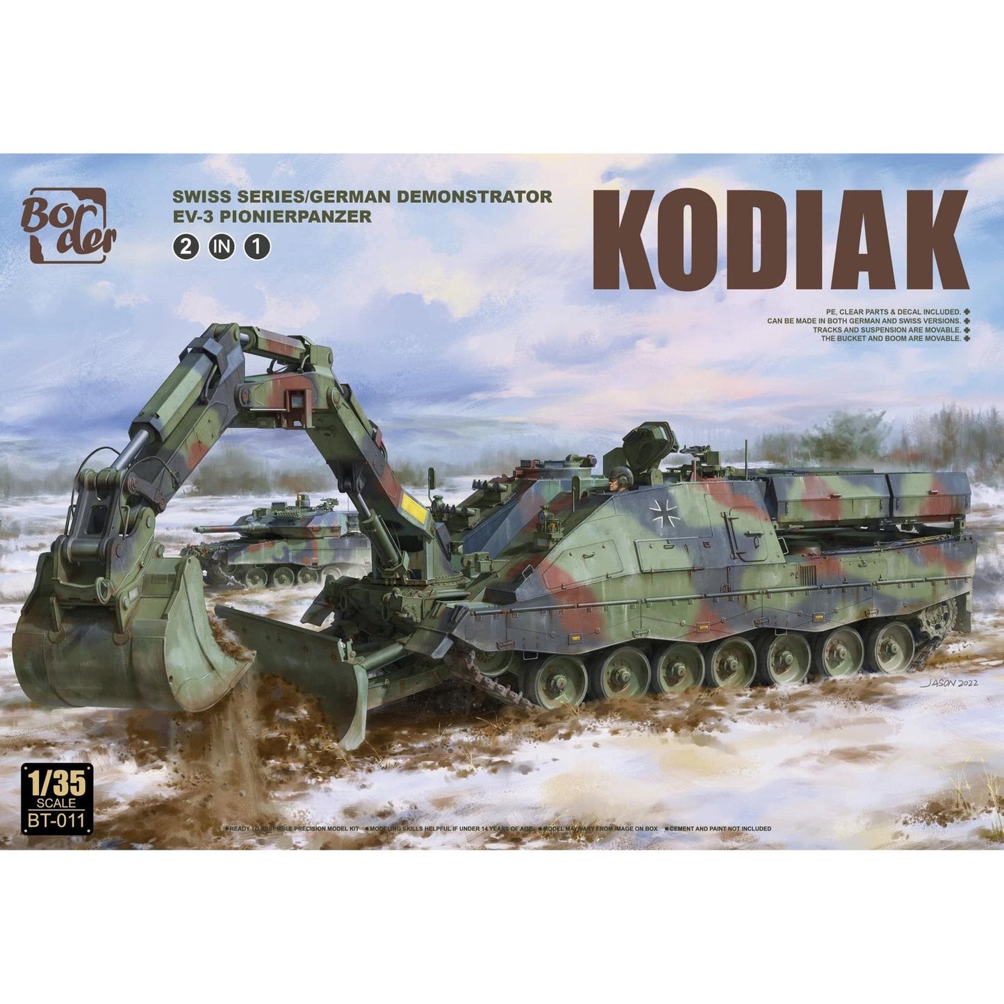 Border Models - Kodiak EV-3 Pionierpanzer Sw/Gr 1:35