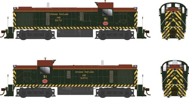 Bowser - Alco RS-3 Phase 3 SP&S 94