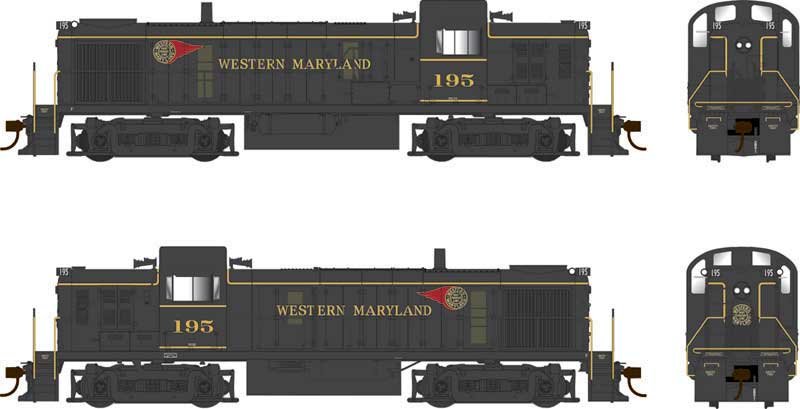 Bowser - Alco RS-3 Phase 3 WM 196