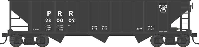Bowser - Ho 12p 3bay Hopper PRR H39A 280041