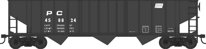 Bowser - Ho 70t 13p Triple Hopper PC H37B 459106