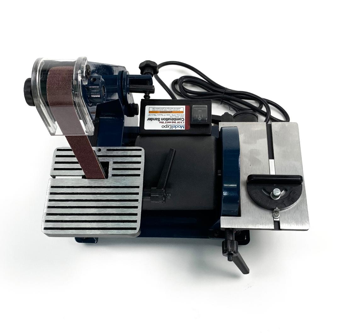 Model Expo - Power Tools 1 x 30" Belt/ 5" Disc Sander - 120 Volt/60 Cycles