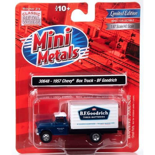Classic Metal Works - HO '57 Chevy Box Truck BF Goodrich
