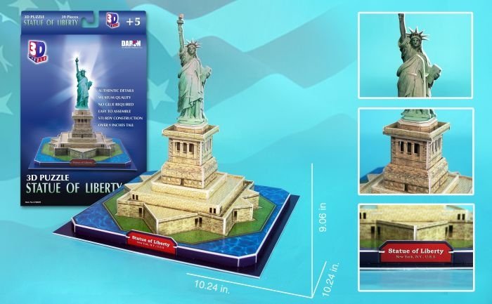 Daron - Statue of Liberty 3d Puzzle 39pc