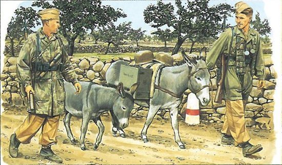 DML - GERMAN FALSMGR W/DONKEYS 1:35