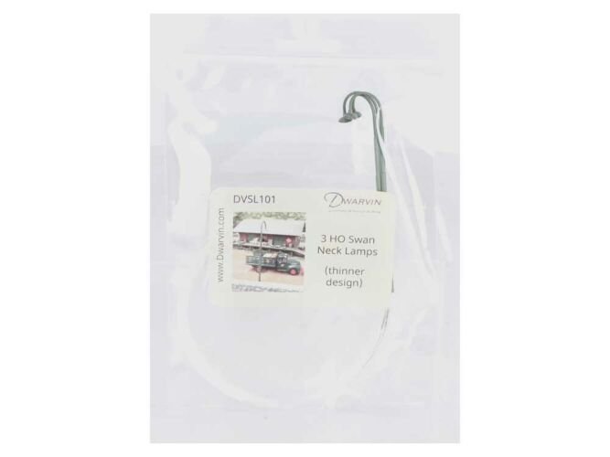 Dwarvin Lighting - DVSL101 HO/On3/On30 swan neck 3pk