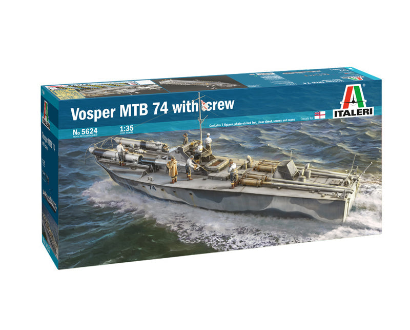 Italeri - VOSPER 74 WITH CREW 1/35 Scale