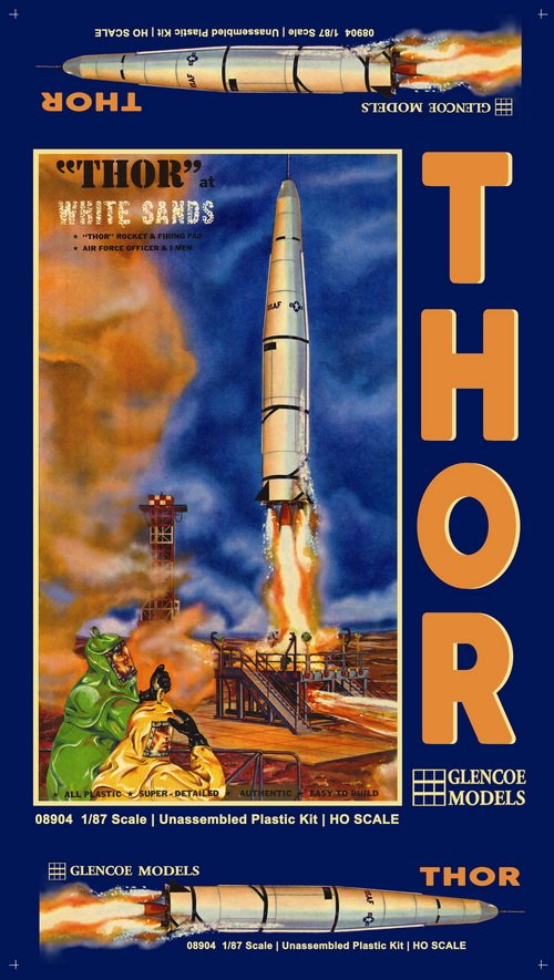 Glencoe - Thor Missle & Launch Pad 1:87
