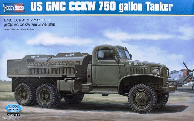 Hobby Boss - Us Gmc Cckw 750gal Tanker 1:35