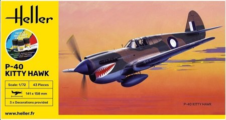 Heller - P-40 Kittyhawk starter set 1:72